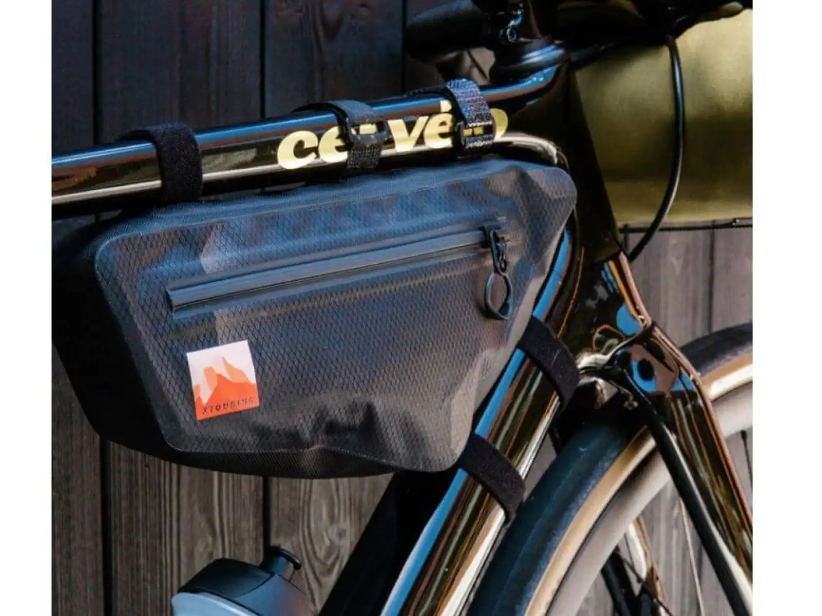 Woho X-Touring Frame bag Dry 2 l frame bag Diamond CyberCam Black