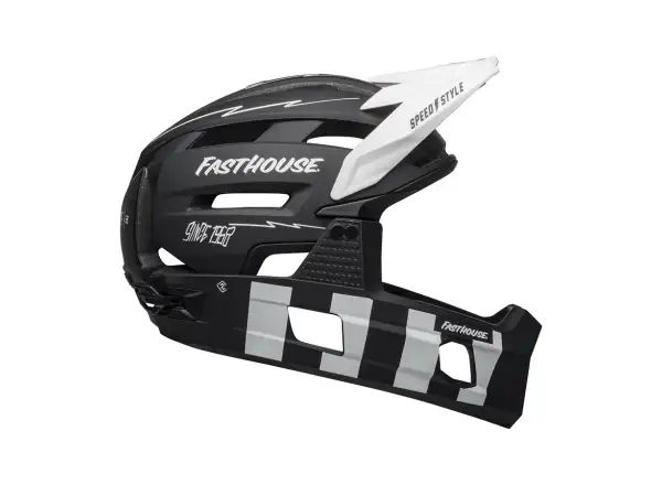 Bell Super Air R Mips helmet matte black/white fasthouse