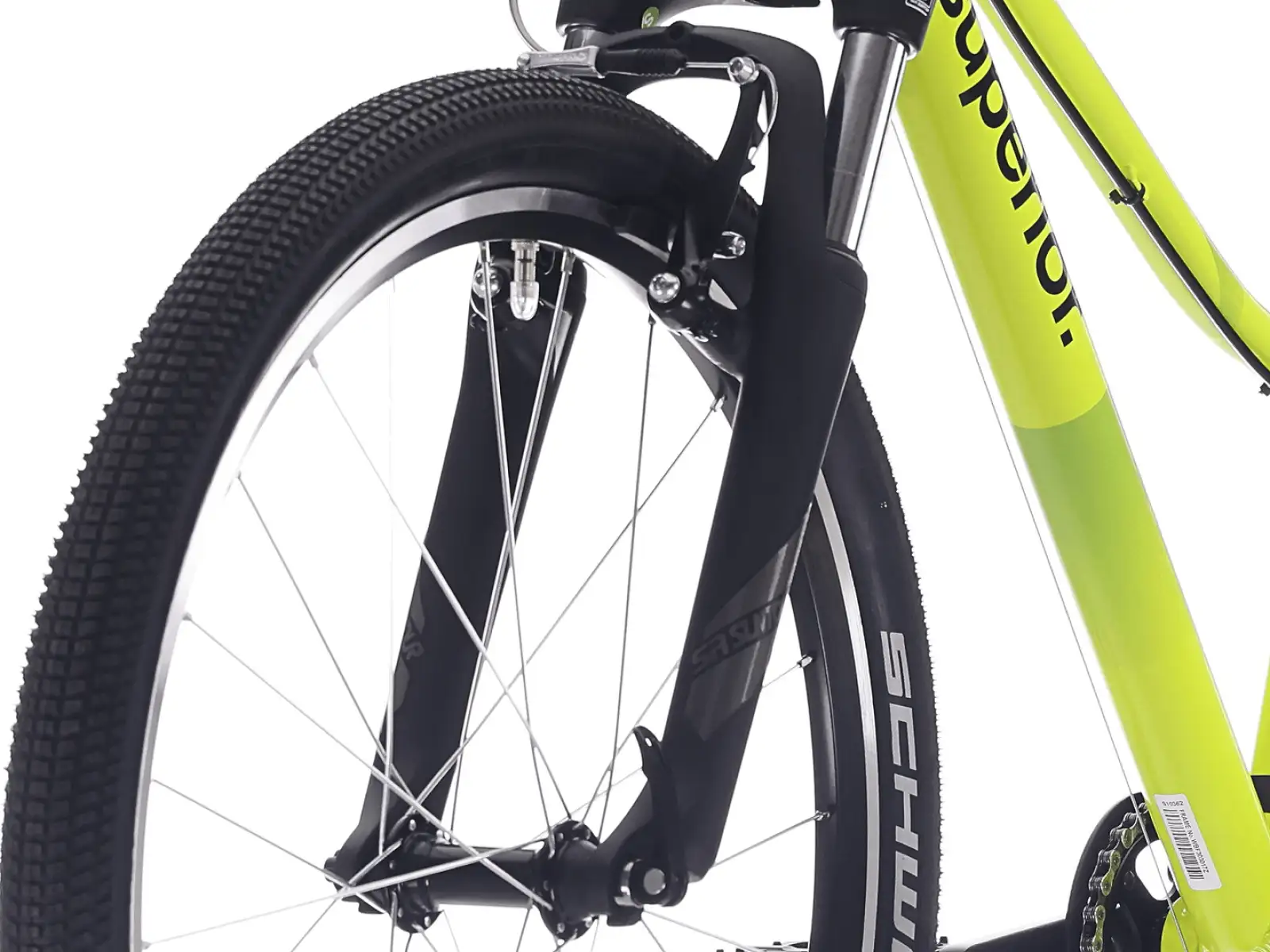 Superior RACER 24 kids bike Matte Radioactive Yellow
