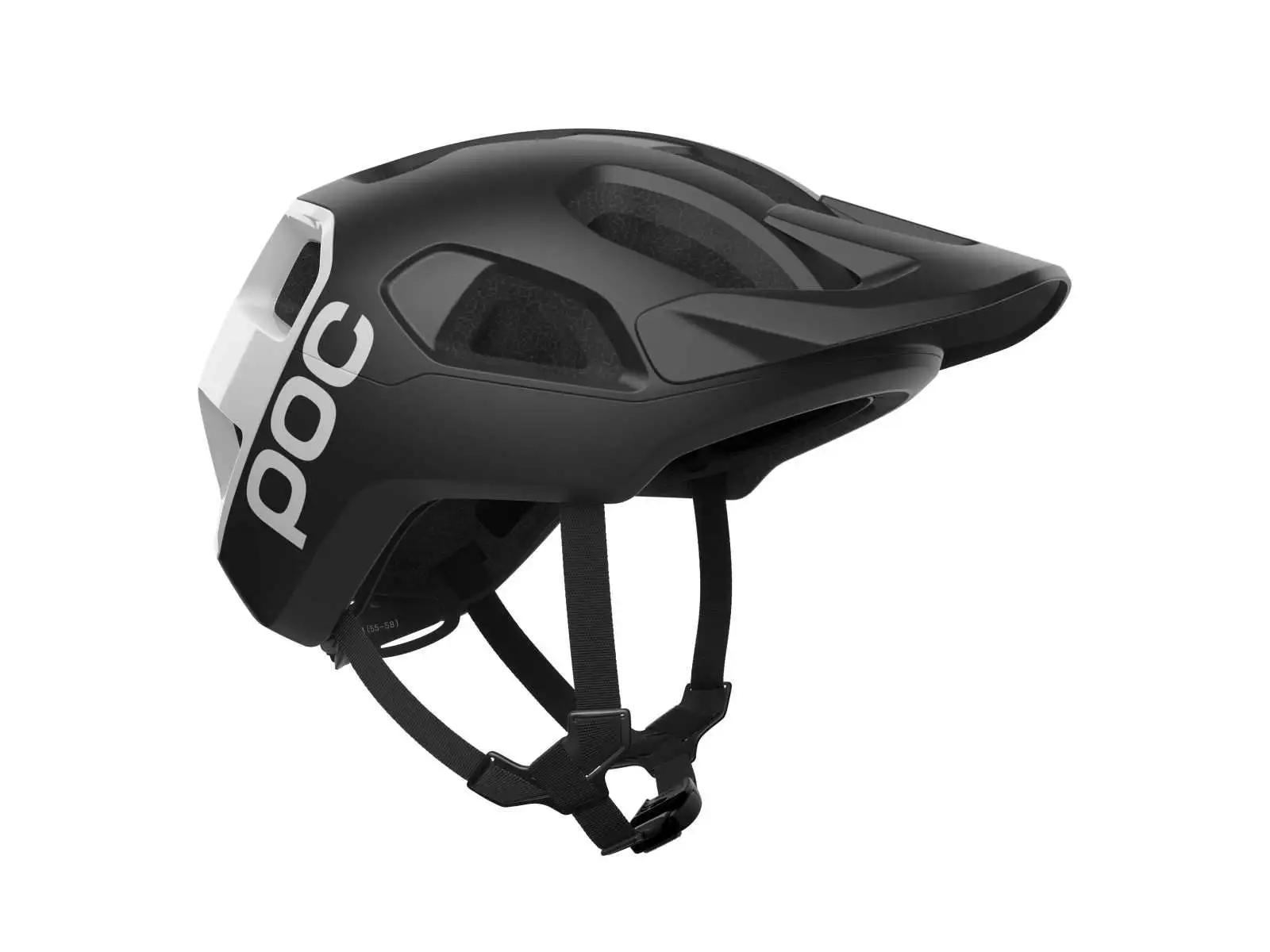 POC Cularis helmet Uranium Black Matt/Hydrogen White/Logo