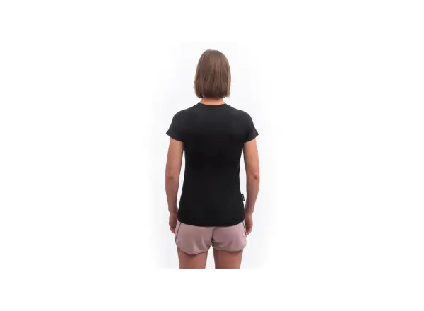Sensor Merino Active No Logo women's T-shirt short sleeve black
