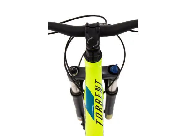 Rock Machine Torrent 20-29 mountain bike gloss radioactive yellow/black/petrol blue