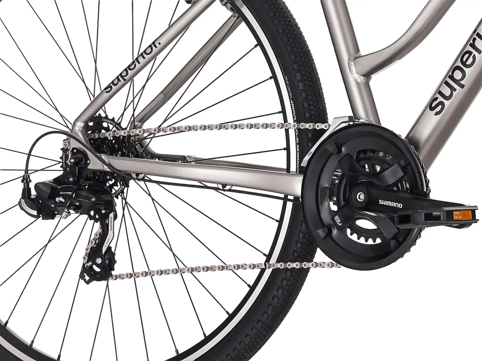 Superior Blox 6.0 MS trekking bike Gloss Dark Chrome