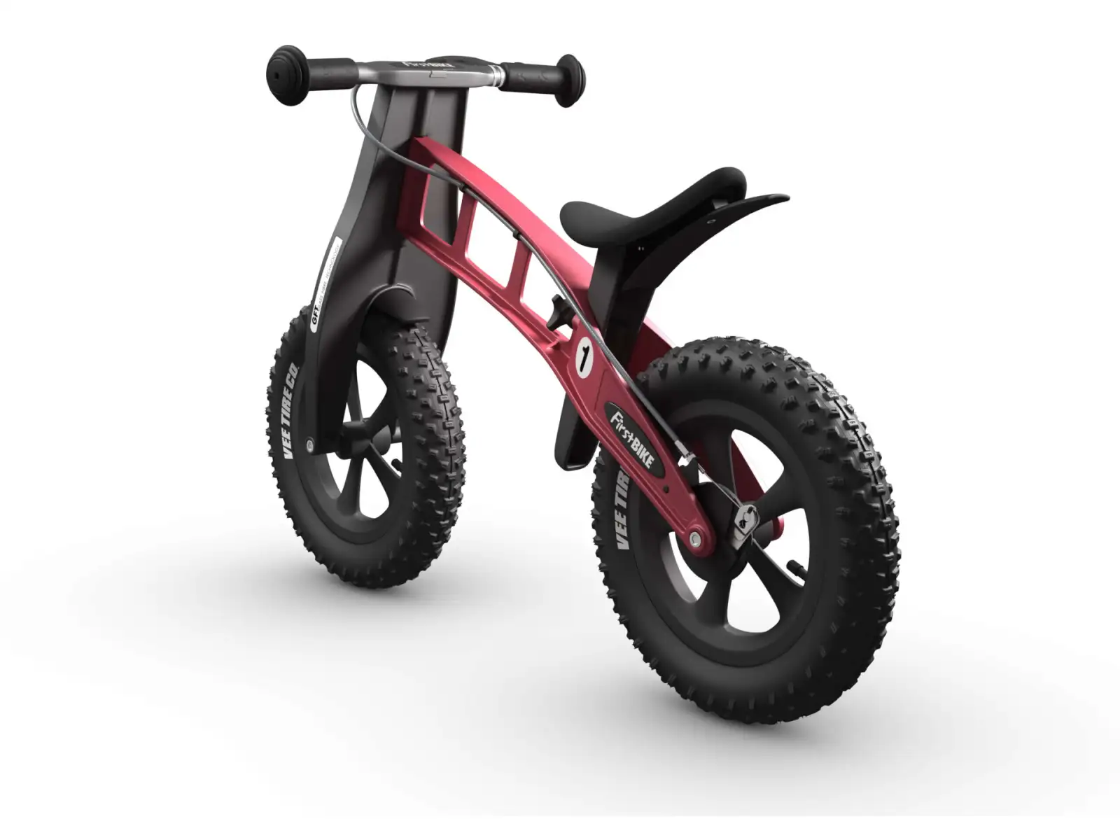 First Bike FAT children's balance bike Red