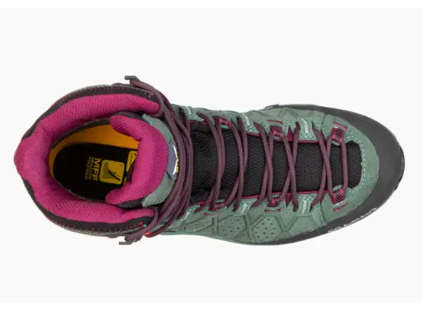 Salewa Alp Trainer 2 Mid GTX women's shoes Duck Green/Rhododendon