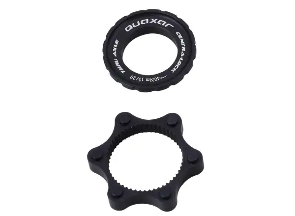 Quaxar adapter CL-6 hole for solid hub axle 15/20 mm black
