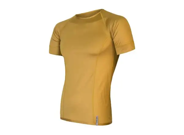 Sensor Coolmax Tech men's T-shirt short sleeve Mustard