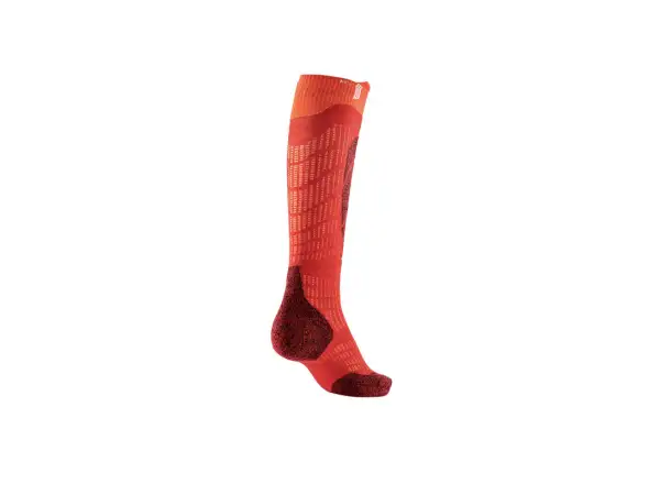 Sidas Ski Merino Junior kids ski socks red-orange