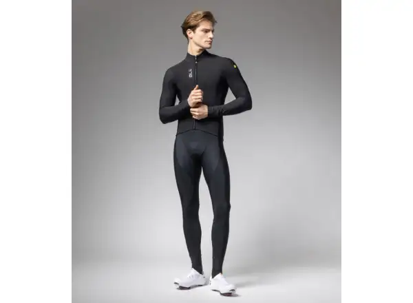Alé Pragma Fondo 3.0 men's insulated jersey long sleeve Black