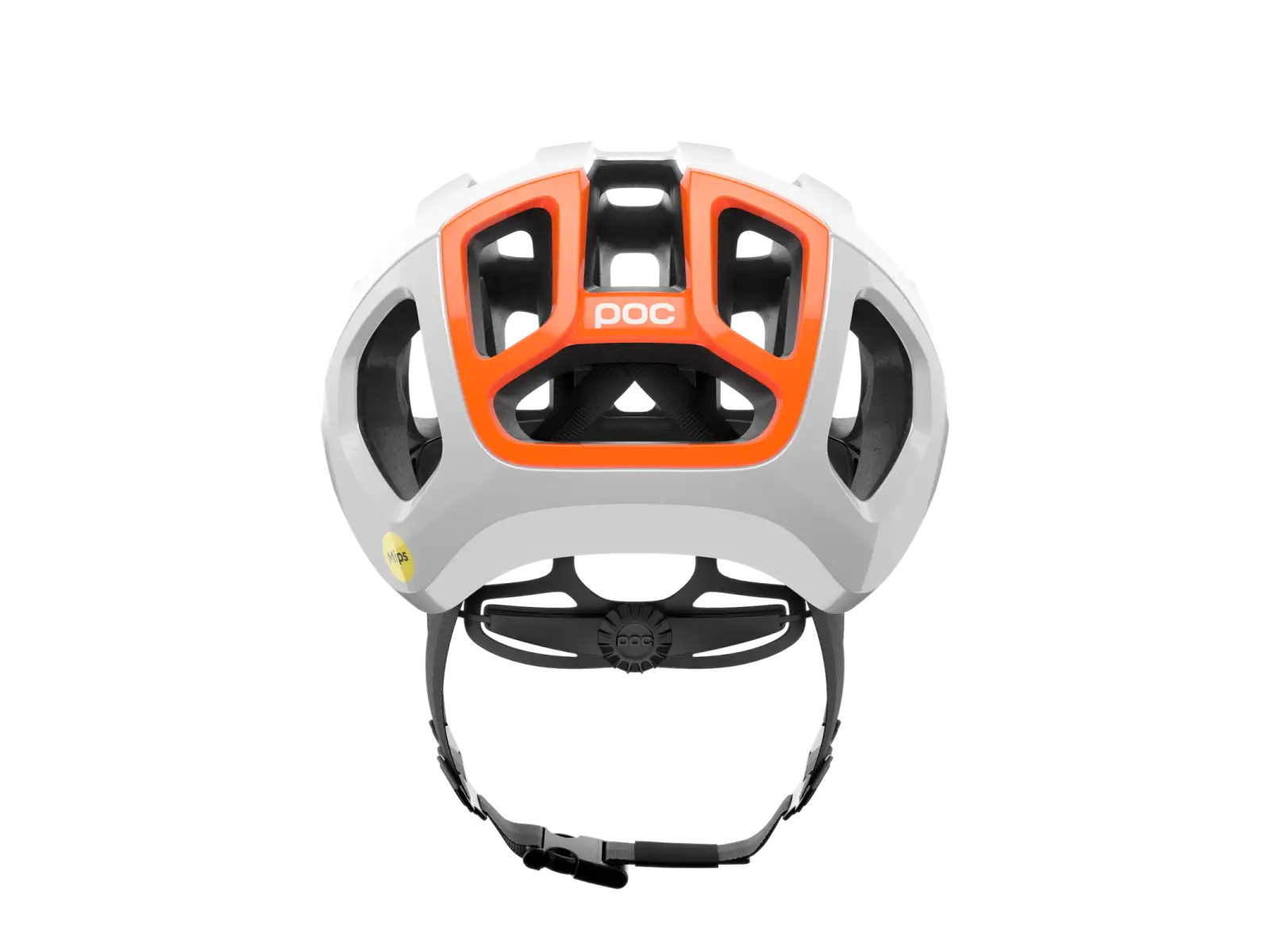 POC Ventral Air MIPS road helmet Hydrogen White/Fluorescent Orange