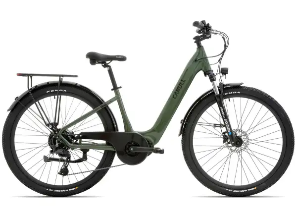 CANULL City 2 720 Wh low-step electric bike forest green