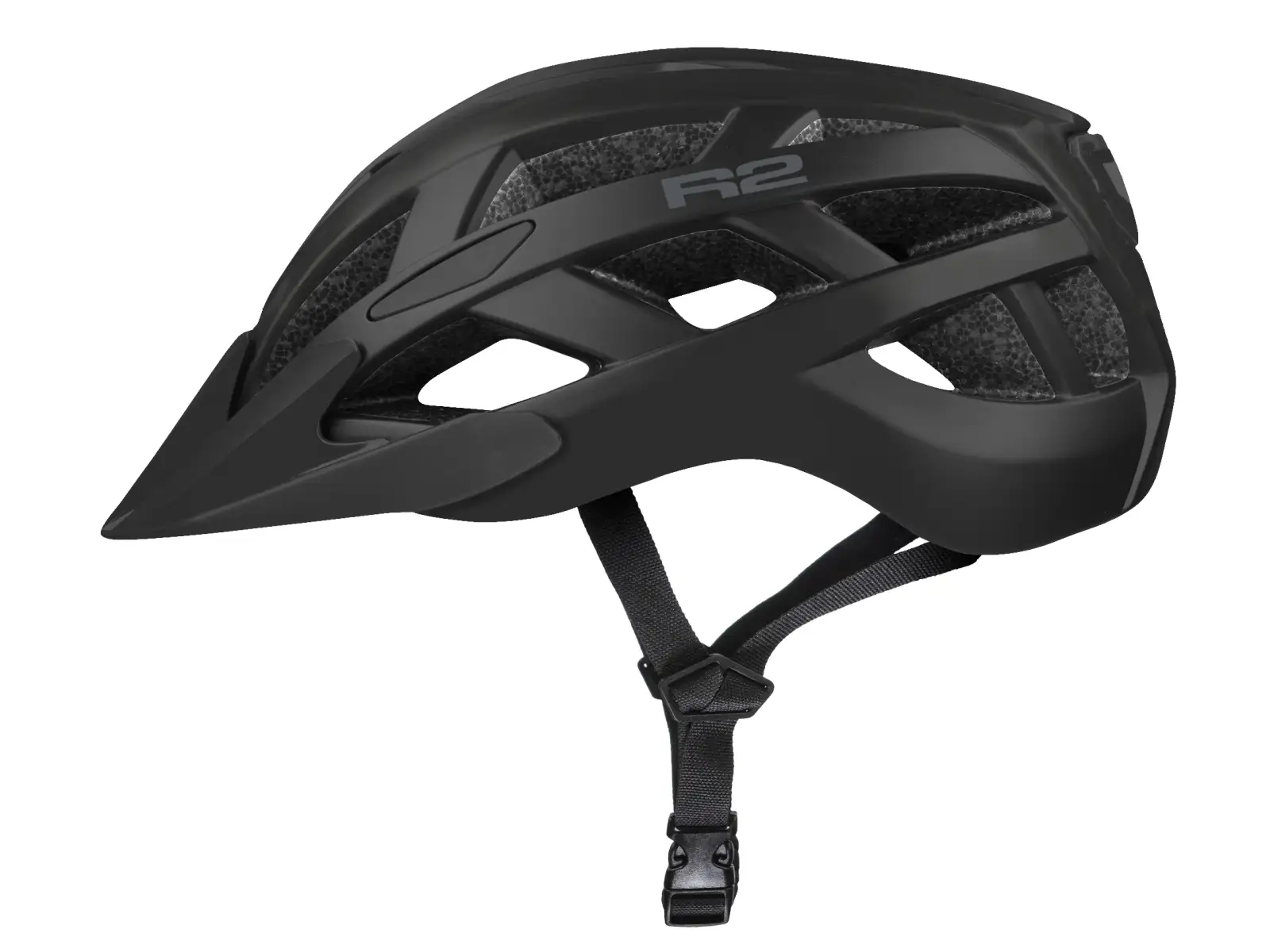 R2 Lumen cycling helmet black matte