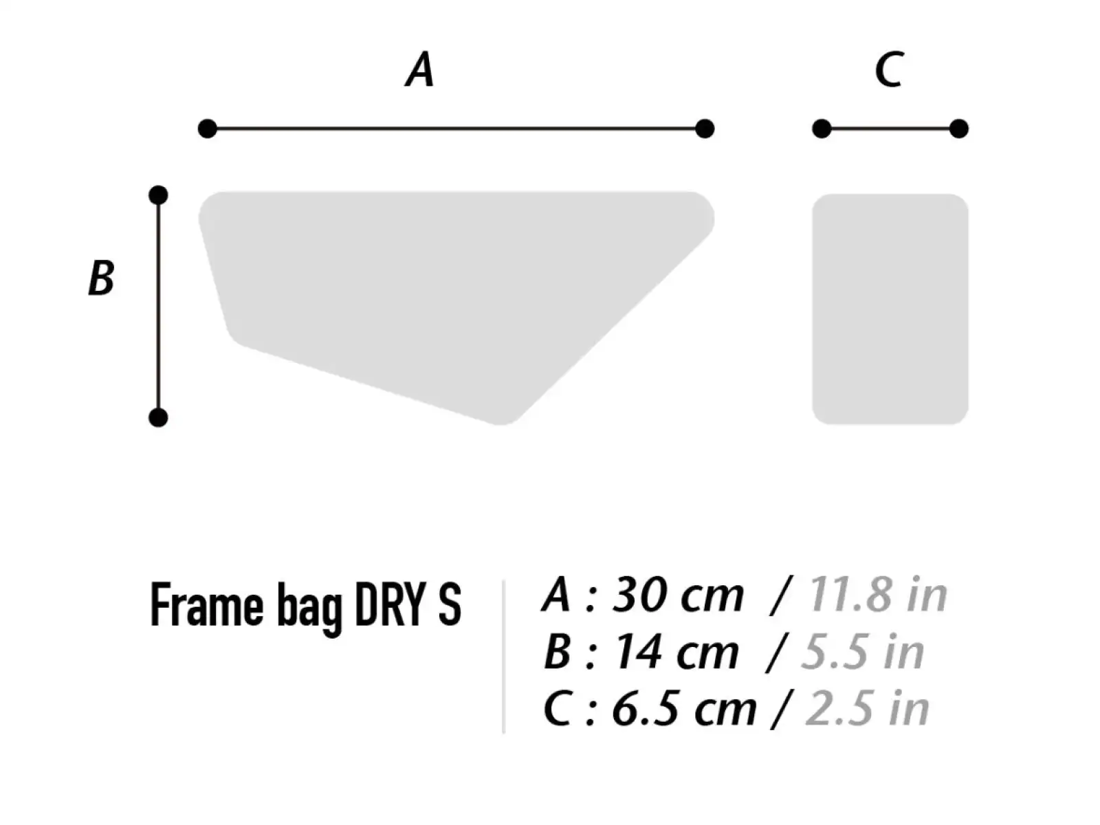 Woho X-Touring Frame bag Dry 2 l frame bag Diamond CyberCam Black