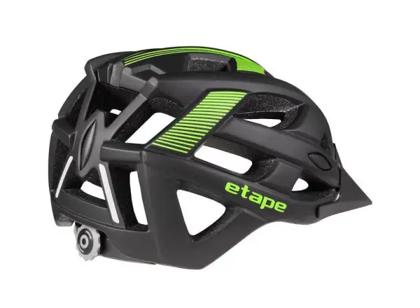 Etape Escape cycling helmet black/green matte