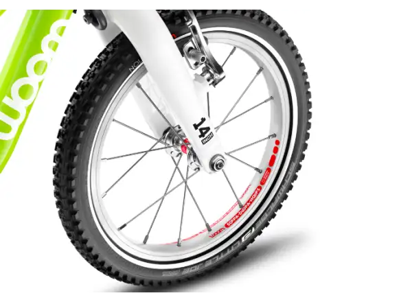 Woom 2 Lizard Lime 14 children's bike