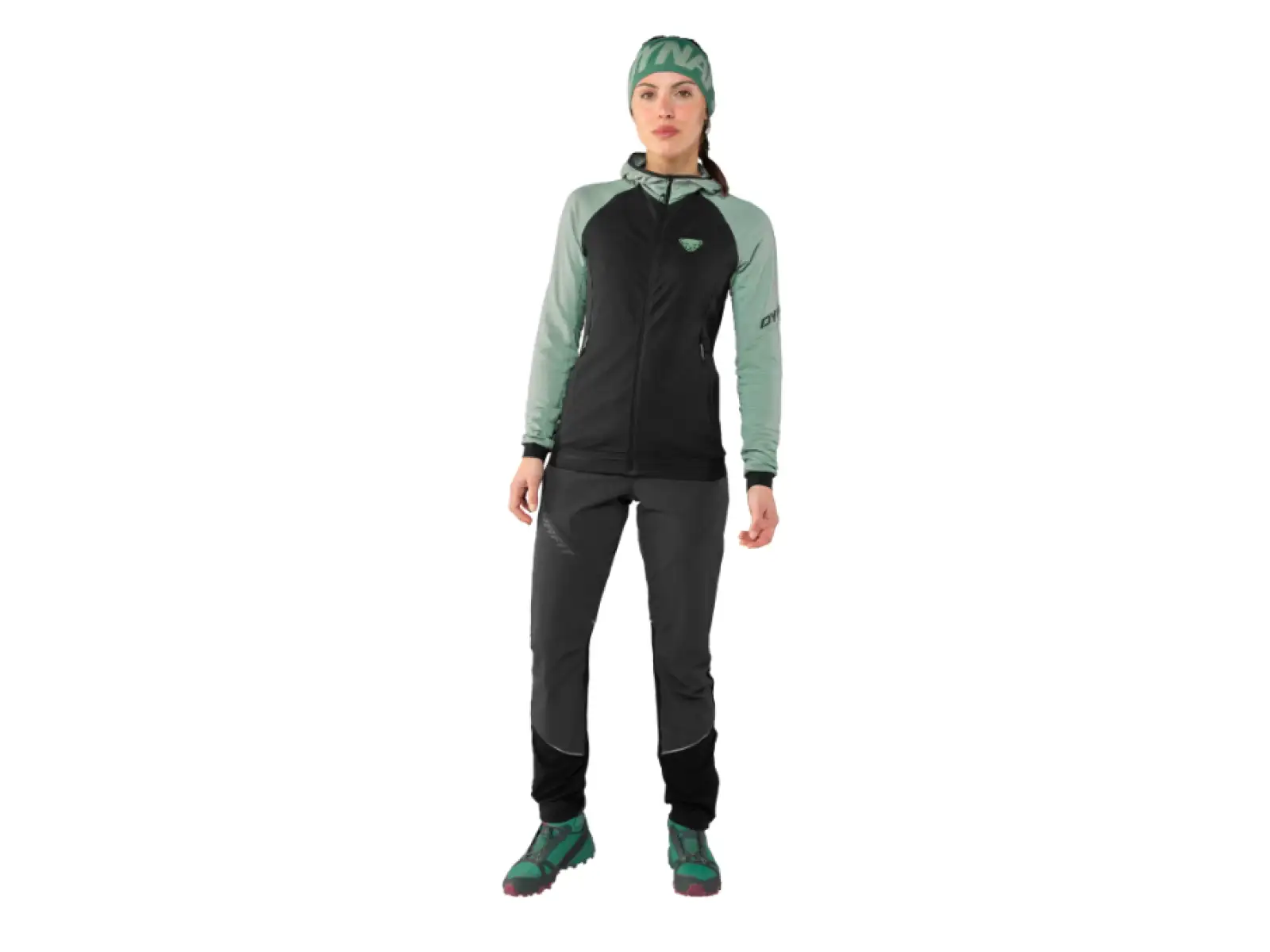 Dynafit Speed Polartec Hooded women's jacket Jadelite