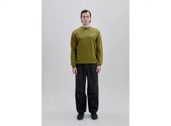 POC Crew sweatshirt Olivine Green/Hydrogen White