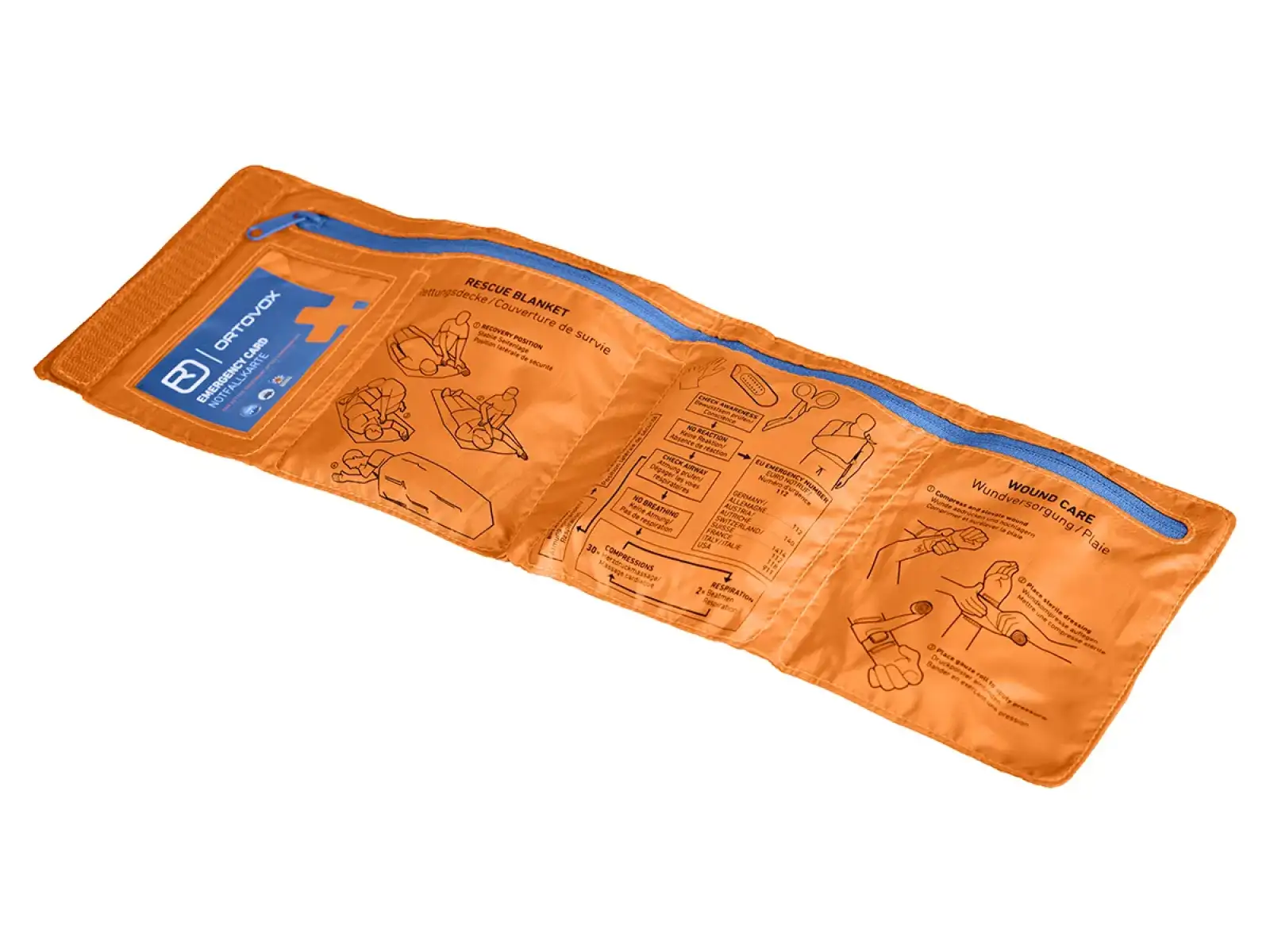 Ortovox First Aid Roll Doc Mid first aid kit Shocking Orange