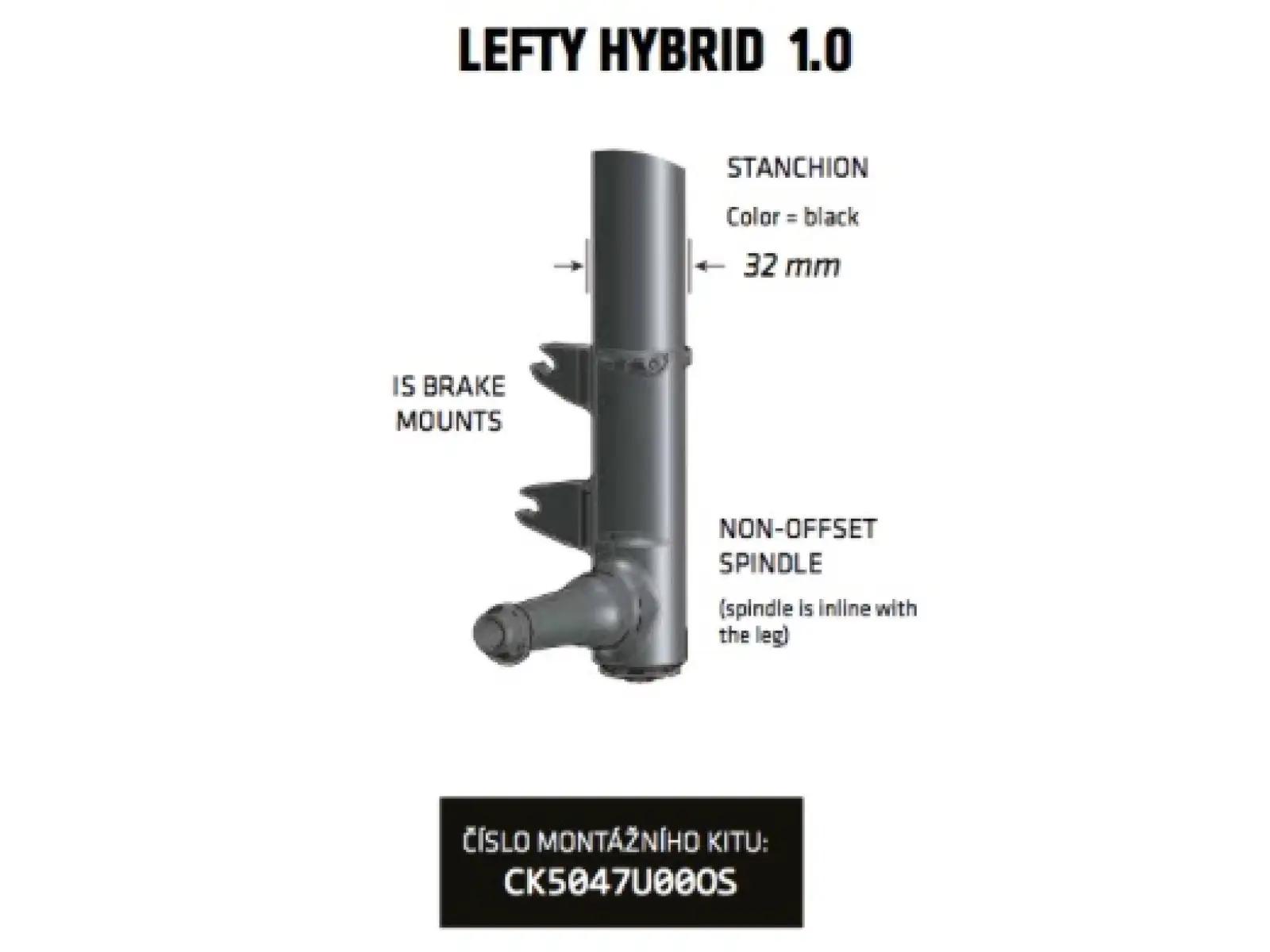 Cannondale 2Spring Air upgrade kit for Lefty 1.0 32mm (CK5047U00OS)