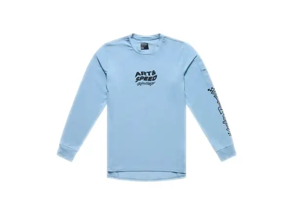 Troy Lee Designs Ruckus Ride men's long sleeve jersey Waves Dawn Blue