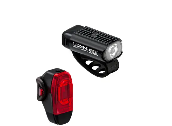 Lezyne Hecto Drive 500XL / KTV Drive + light set Black/Black
