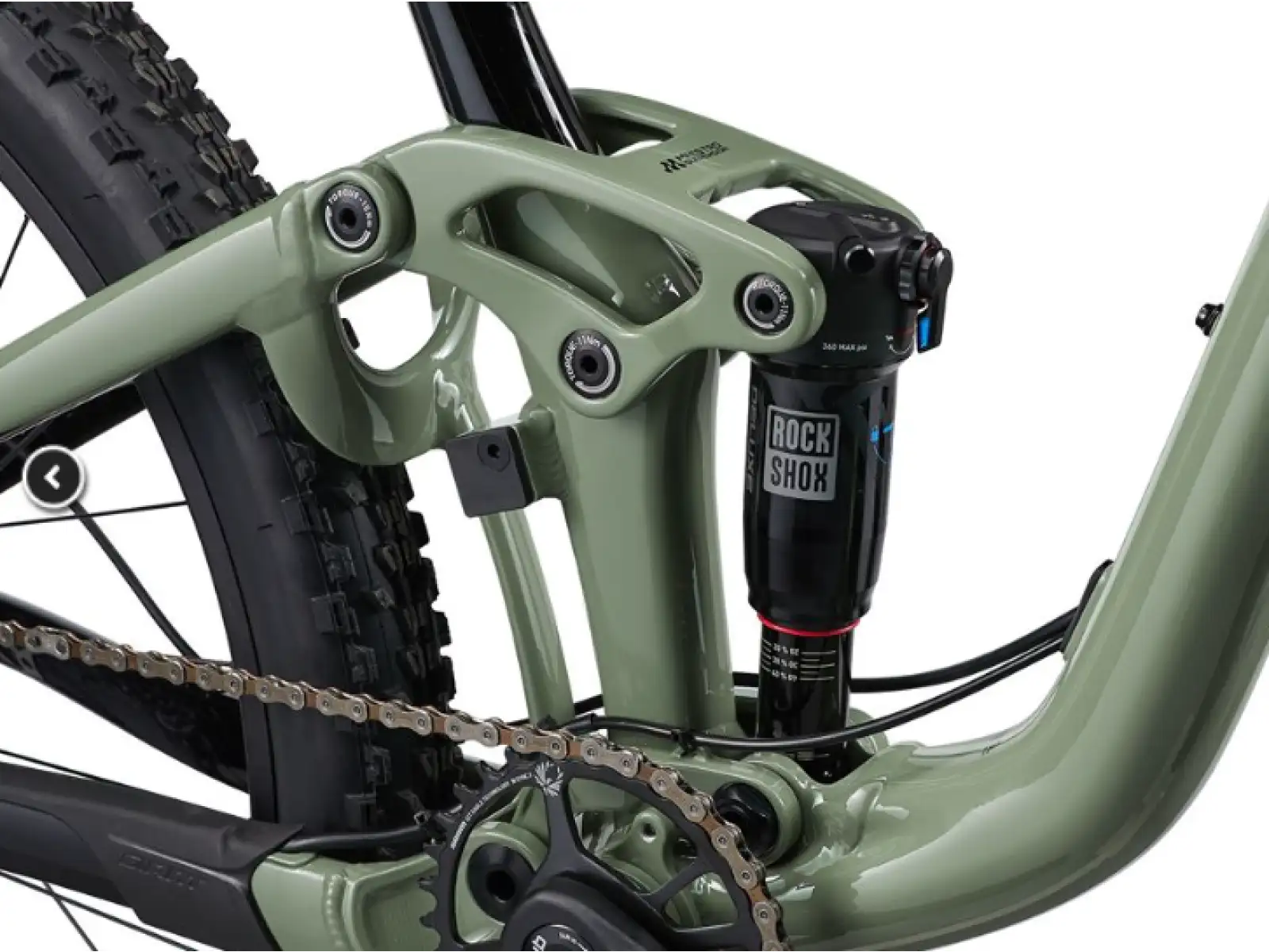 Giant Trance Jr 26 full-suspension children's bike Shale Green