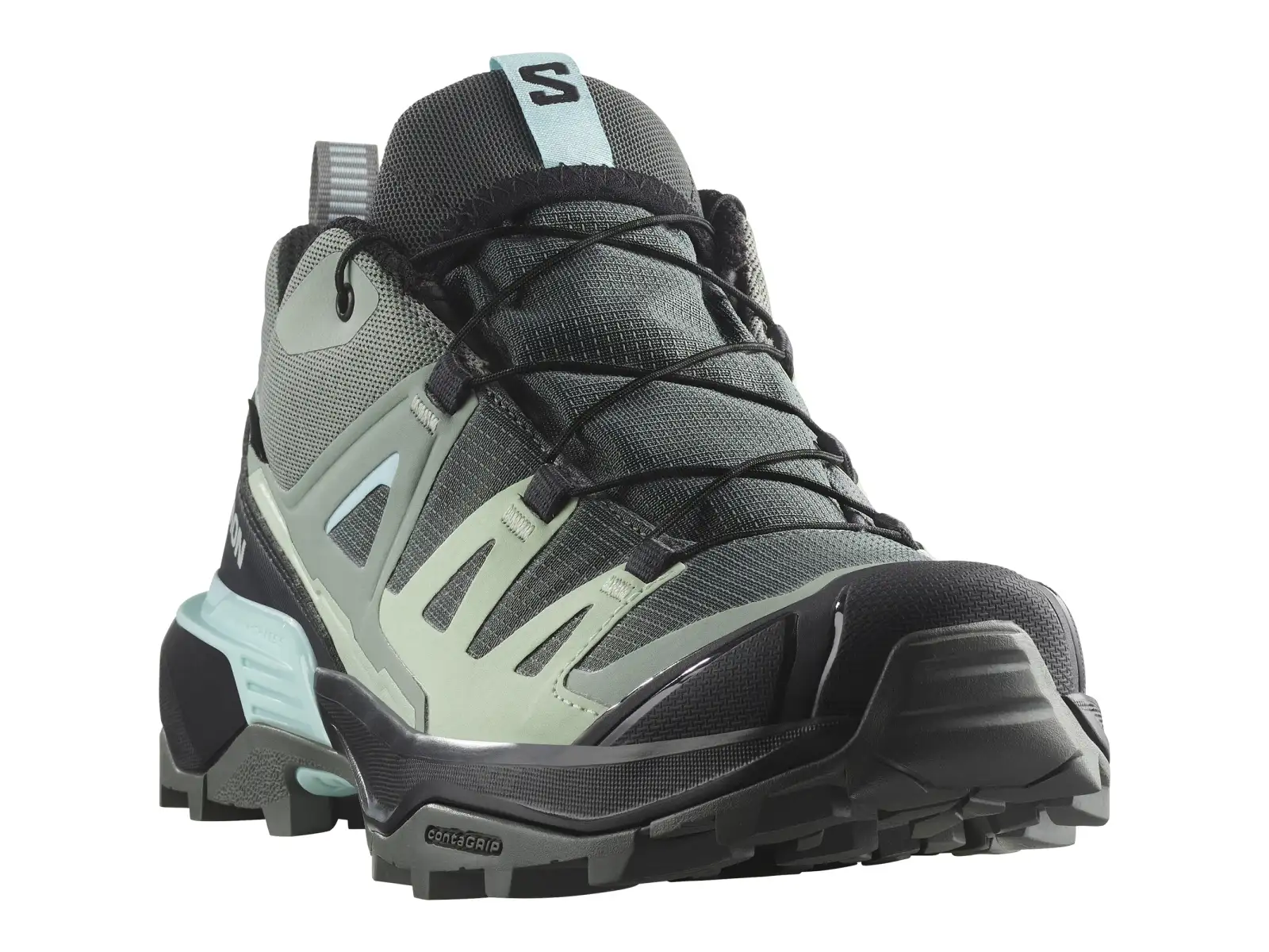 Salomon X Ultra 360 GTX women's hiking shoes Sedona Sage/Black/Sea Foam