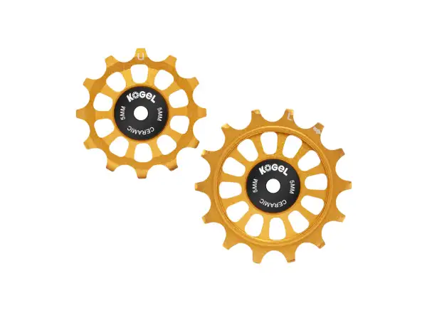 Kogel derailleur pulleys 12/14t for Shimano R9200/R8100 Gold