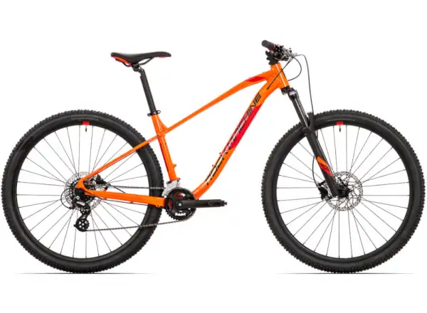 Rock Machine Blizz 10-29 gloss neon orange/dark red/black mountain bike