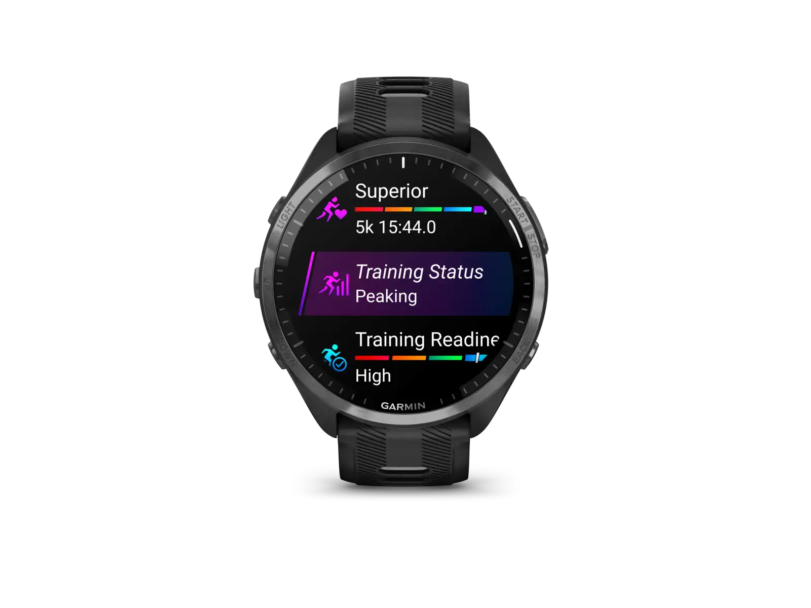 Garmin Forerunner 965 smart watch Carbon Grey Titanium DLC/Black