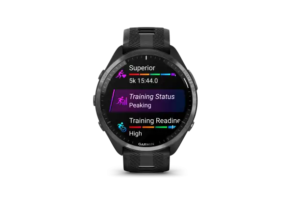 Garmin Forerunner 965 smart watch Carbon Grey Titanium DLC/Black