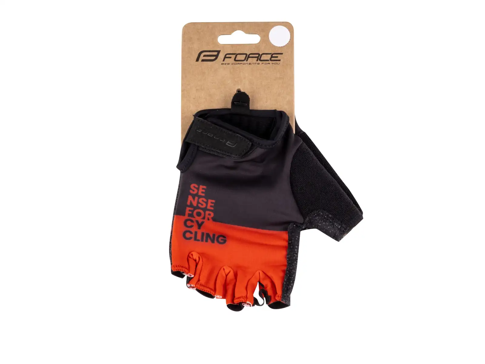Force Fine short gloves black/red