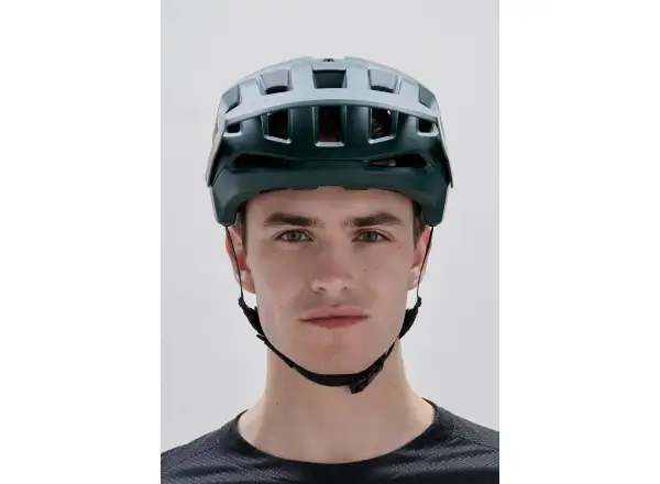 POC Kortal Race MIPS MTB helmet Pargasite Green Matt/Fluorescent Orange Matt