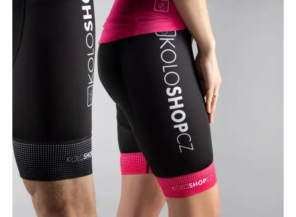 Koloshop Force women's shorts with insert and bib Lady pink