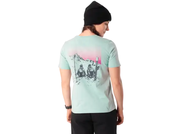 Dynafit Back Graphic Cotton women's T-shirt short sleeve Cloud Blue/Twilight
