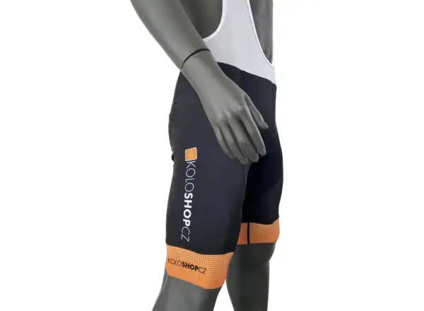 Koloshop Force men's shorts with padding and braces orange