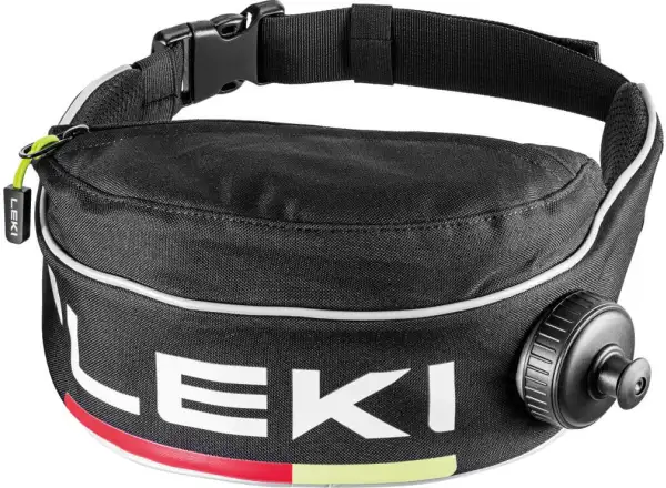 Leki Drinkbelt Thermo waist bag 1 l Black/Bright red/Neon yellow