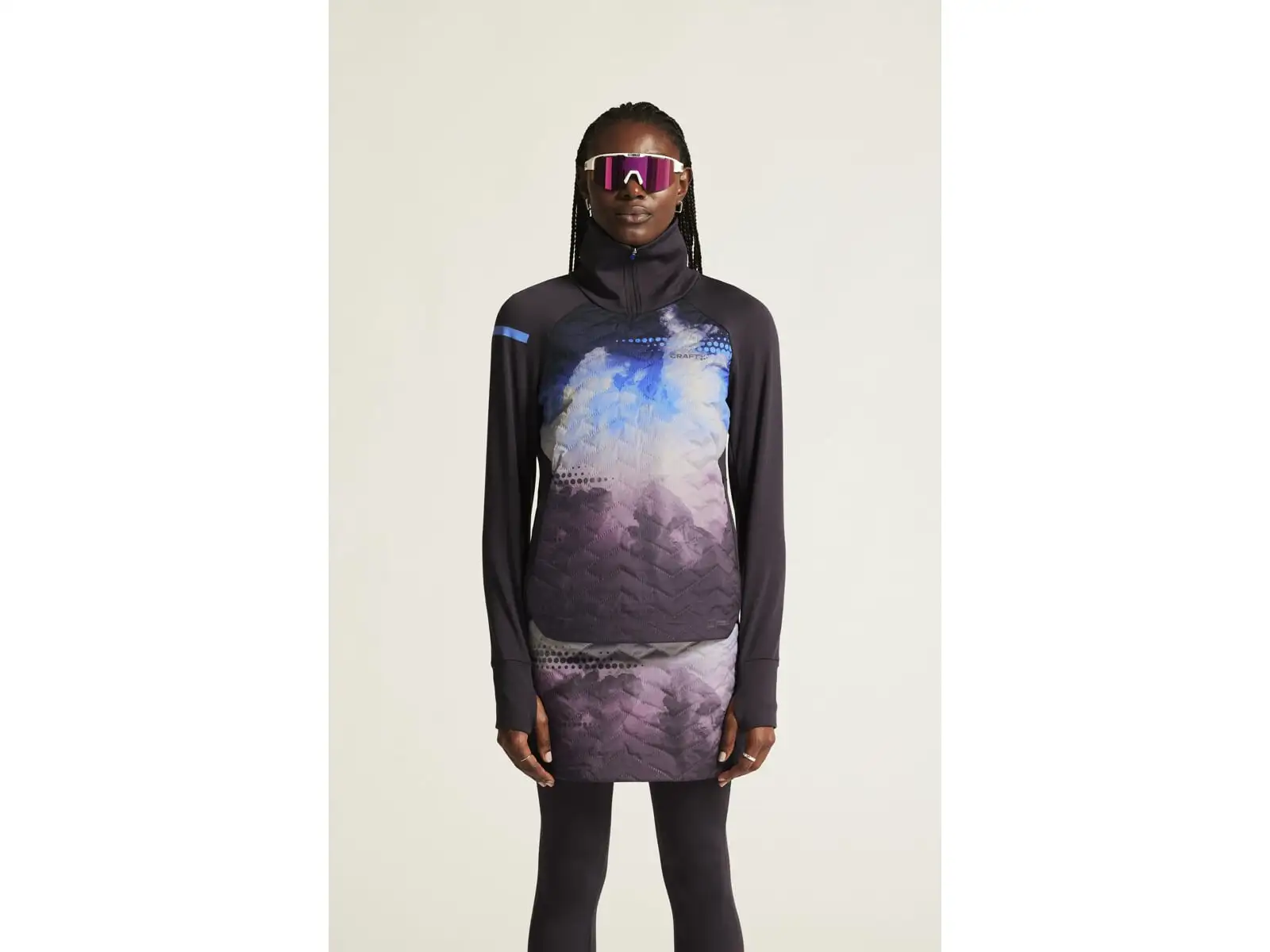 Craft ADV SubZ Sweater women's running jacket purple