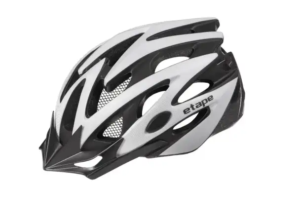 Etape Biker cycling helmet silver/black matte