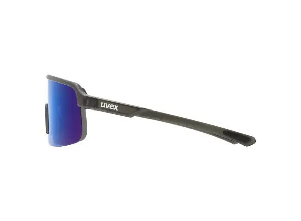 Uvex Dyrt sunglasses Smoke Matt/Mirror Blue