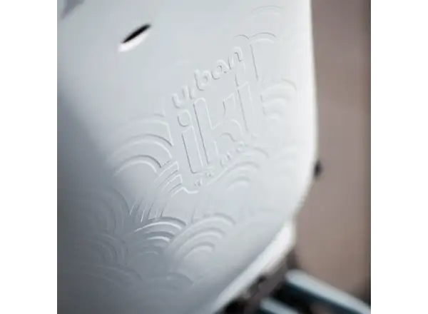 Urban Iki rear seat with carrier adapter Shinju White/Bincho Black