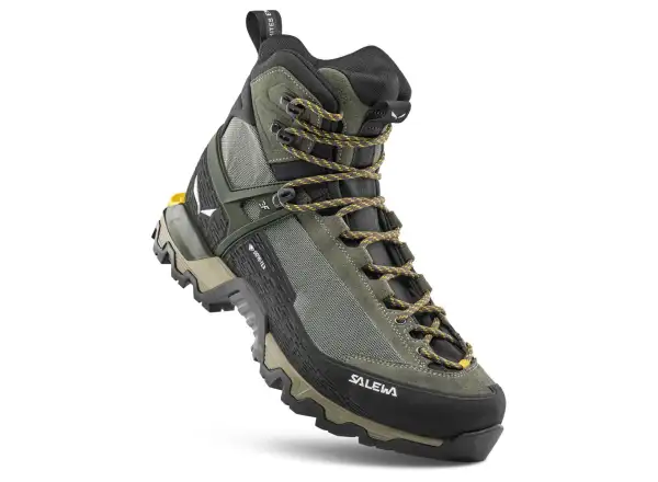 Salewa Mountain Trainer 3 Tech Mid GTX men's hiking boots Faded Green/Forest Night