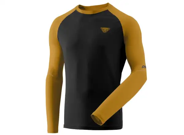 Dynafit Alpine Pro men's long-sleeve shirt Black Out/Tobacco