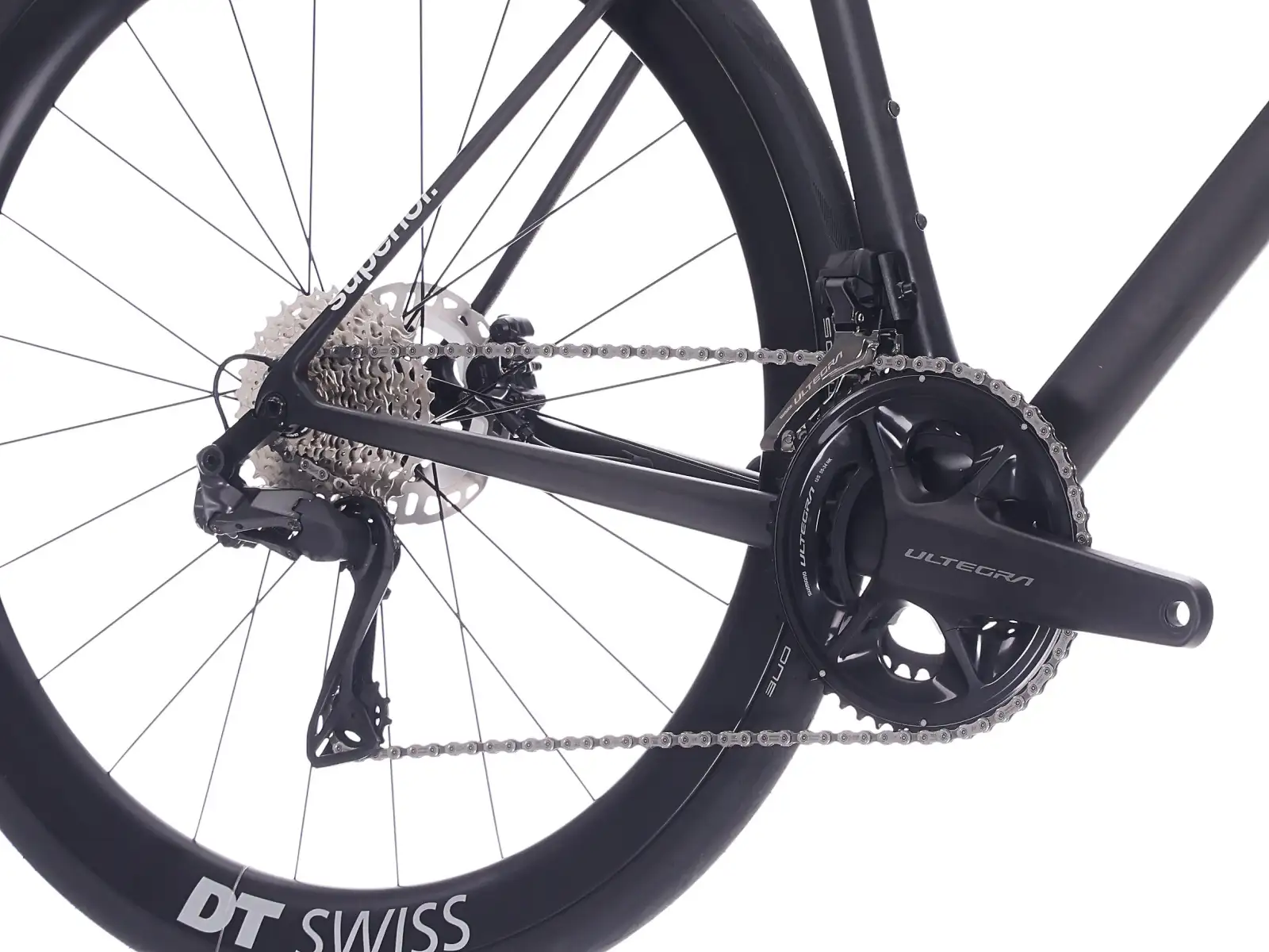 Superior RR 9.8 road bike Matte Carbon / White