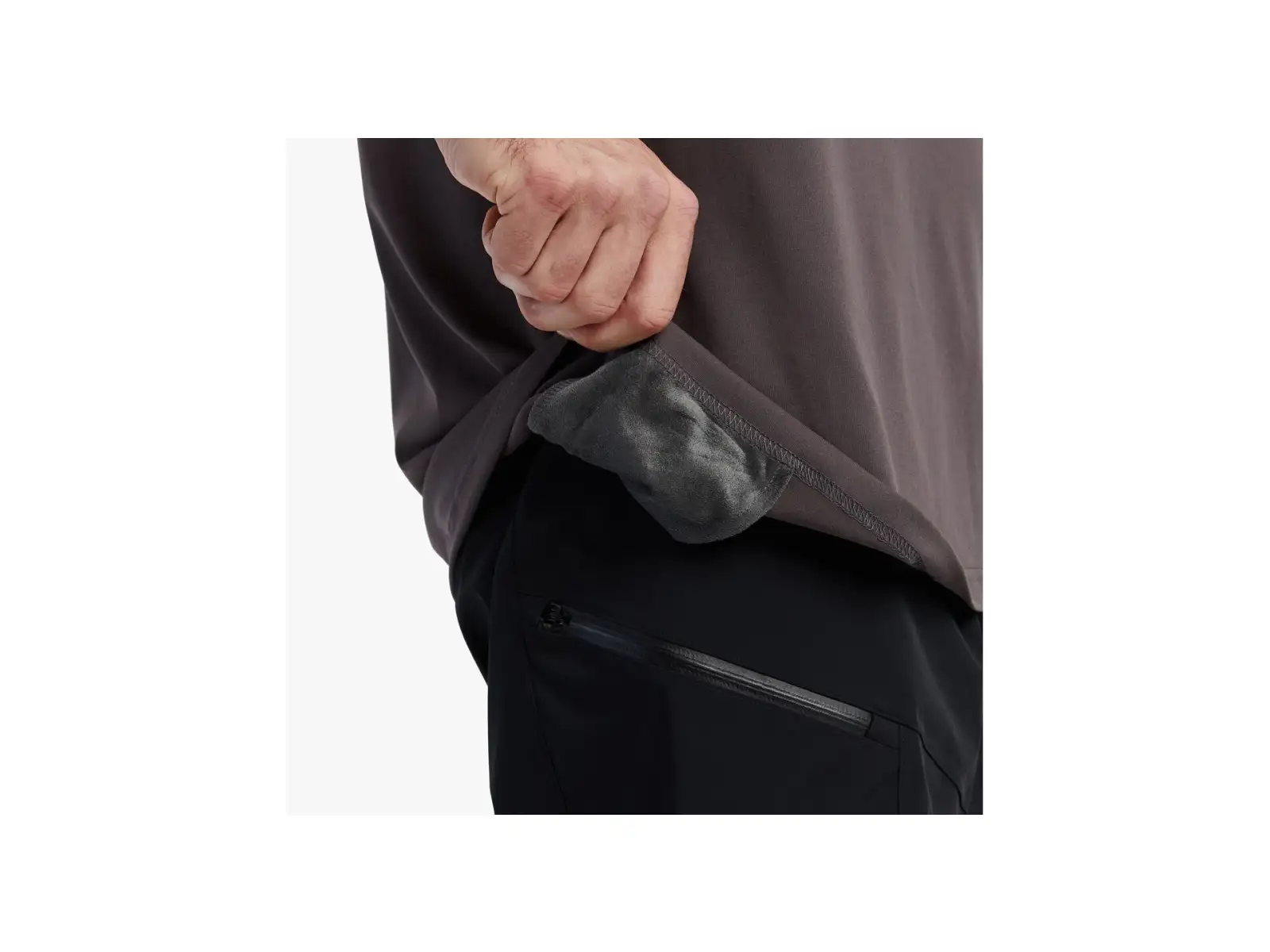 Race Face Commit men's shirt 3/4 sleeve  Charcoal