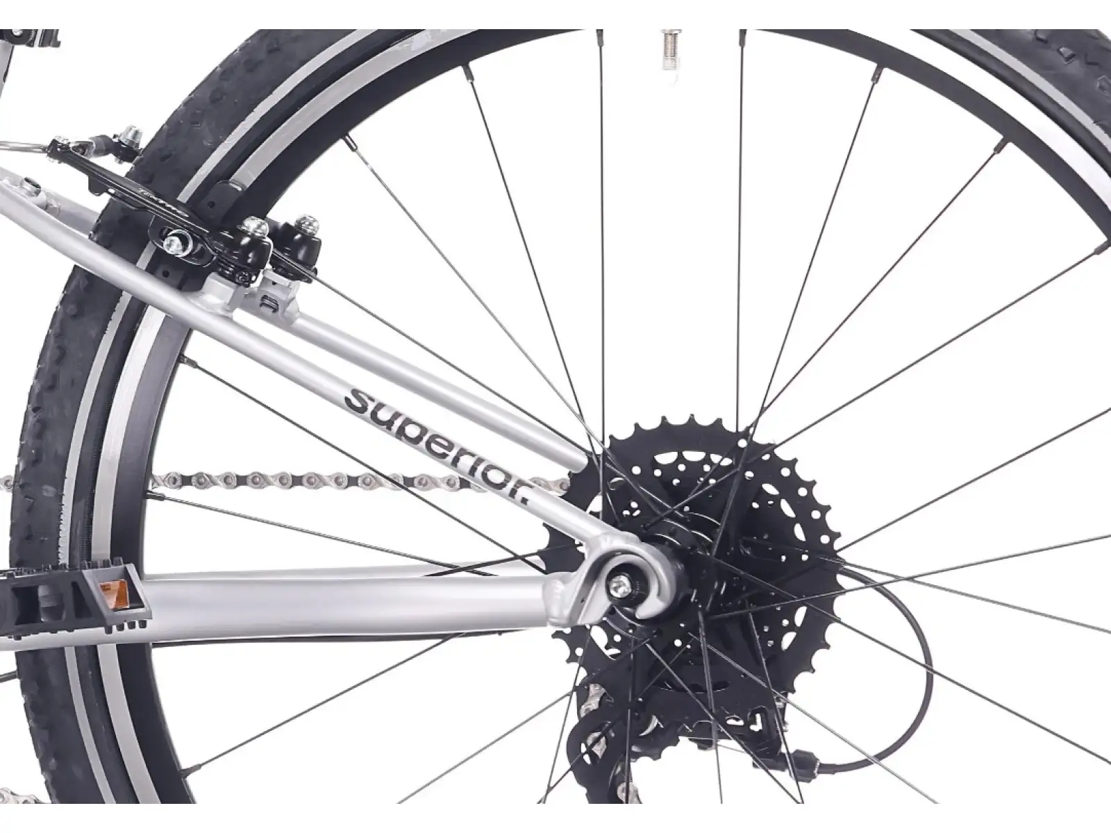 Superior F.L.Y. 24 VB kids bike Matte Silver
