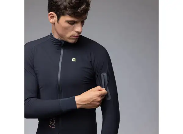 Alé R-EV1 Thermo Shield men's winter cycling jacket Black