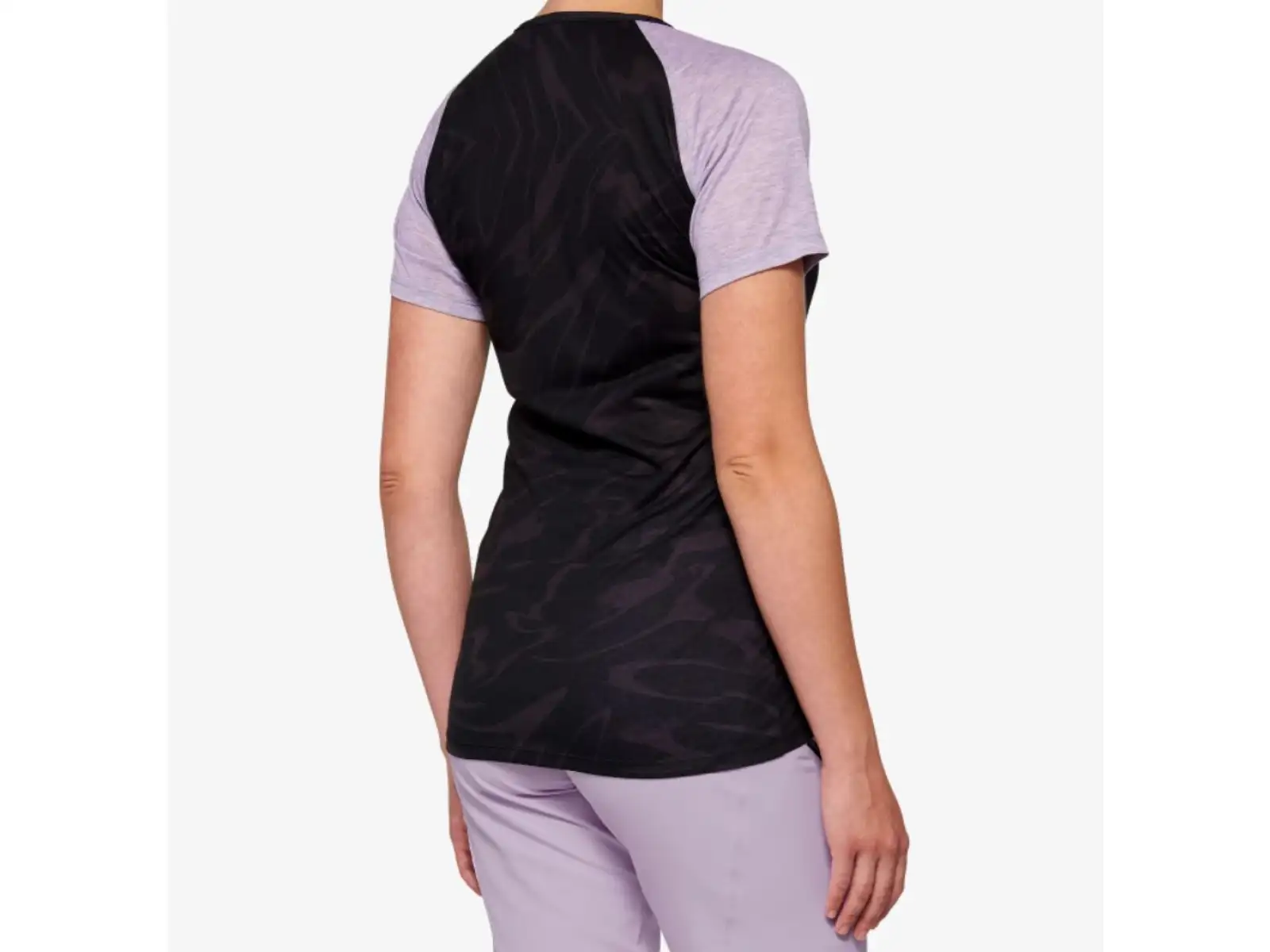 100% Airmatic Short Sleeve Jersey Women Black/Lavender