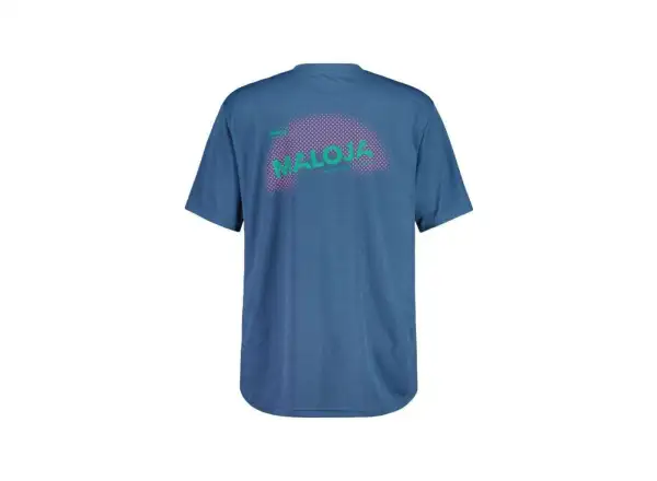Maloja StaubachM. men's jersey short sleeve Dusty Blue