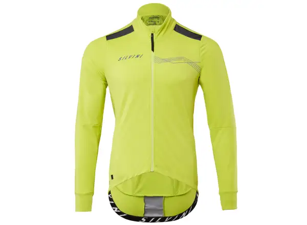 Silvini Ghisallo men's cycling jacket Lime/Blue